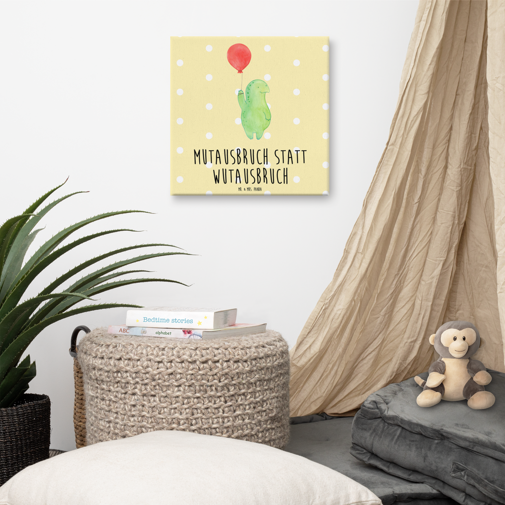 Leinwand Bild Schildkröte Luftballon Leinwand, Bild, Kunstdruck, Wanddeko, Dekoration, Schildkröte, Schildkröten, Mutausbruch, Motivation, Motivationsspruch