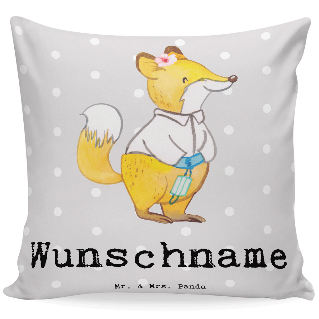 Personalisiertes Kissen Gynäkologin mit Herz Kissen, personalisiert, Name, Wunschname, bedrucken, Kopfkissen, Beruf, Ausbildung, Jubiläum, Abschied, Rente, Kollege, Kollegin, Geschenk, Schenken, Arbeitskollege, Mitarbeiter, Firma, Danke, Dankeschön, Gynäkologin, Frauenärztin, Geschenk Frauenarzt nach Geburt, Geburtshilfe, Frauenarztpraxis