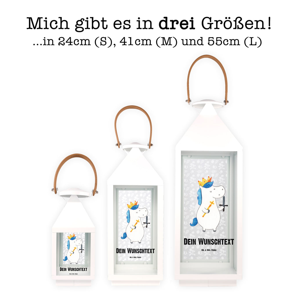 Personalisierte Deko Laterne Einhorn König mit Schwert Gartenlampe, Gartenleuchte, Gartendekoration, Gartenlicht, Laterne kleine Laternen, XXL Laternen, Laterne groß, Einhorn, Einhörner, Einhorn Deko, Pegasus, Unicorn, König, Ritter, Mittelalter