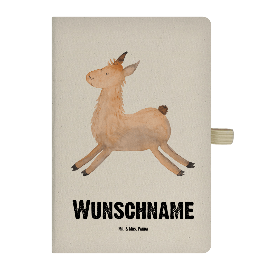 DIN A4 Personalisiertes Notizbuch Lama springend Personalisiertes Notizbuch, Notizbuch mit Namen, Notizbuch bedrucken, Personalisierung, Namensbuch, Namen, Lama, Alpaka, Lamas, Lieblingstag, Happy day, fröhlich, Glück, Freundin, Liebeskummer, Neustart, guten Morgen, Start, Prüfung, Abitur