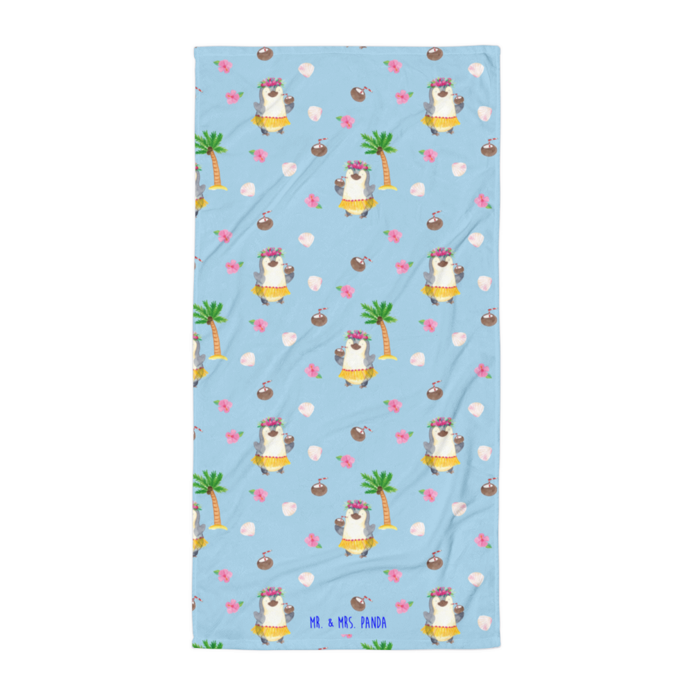 XL Badehandtuch Pinguin Kokosnuss Muster Handtuch, Badetuch, Duschtuch, Strandtuch, Saunatuch, Pinguin, Aloha, Hawaii, Urlaub, Kokosnuss, Pinguine