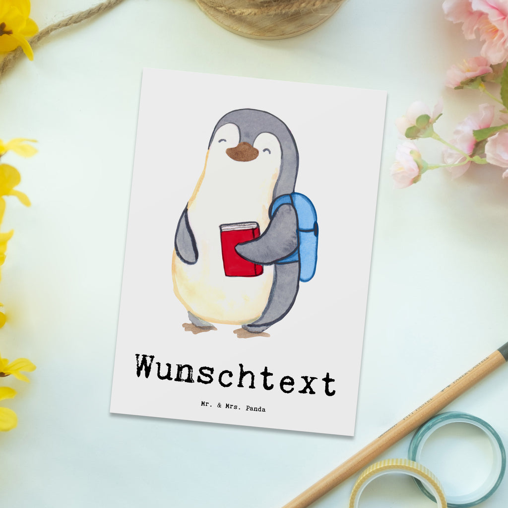 Personalisierte Postkarte Pinguin Bester Enkel der Welt Postkarte mit Namen, Postkarte bedrucken, Postkarte mit Wunschtext, Postkarte personalisierbar, Geschenkkarte mit Namen, Grußkarte mit Namen, Karte mit Namen, Einladung mit Namen, Ansichtskarte mit Namen, Geschenkkarte mit Wunschtext, Grußkarte mit Wunschtext, Karte mit Wunschtext, Einladung mit Wunschtext, Ansichtskarte mit Wunschtext, für, Dankeschön, Geschenk, Schenken, Geburtstag, Geburtstagsgeschenk, Geschenkidee, Danke, Bedanken, Mitbringsel, Freude machen, Geschenktipp, Enkel, Enkelkind, Enkelsohn, Oma, Opa, Kind von Tochter, Kind von Sohn, Taufe, Großsohn