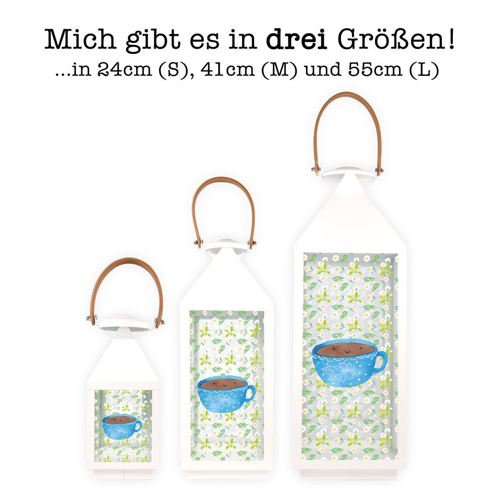 Deko Laterne Kaffee Tasse Gartenlampe, Gartenleuchte, Gartendekoration, Gartenlicht, Laterne kleine Laternen, XXL Laternen, Laterne groß, Tiermotive, Gute Laune, lustige Sprüche, Tiere, Kaffee, Tasse, Liebe, Geschmack, Genuss, Glücklich