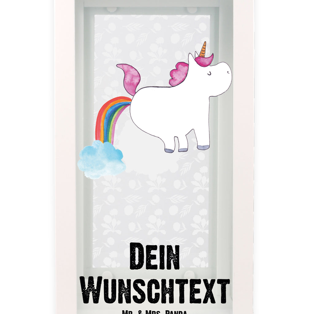 Personalisierte Deko Laterne Einhorn Pupsend Gartenlampe, Gartenleuchte, Gartendekoration, Gartenlicht, Laterne kleine Laternen, XXL Laternen, Laterne groß, Einhorn, Einhörner, Einhorn Deko, Pegasus, Unicorn, Pups, Regenbogen, Glitzer, Einhornpower, Erwachsenwerden, Spaß, lustig, Freundin