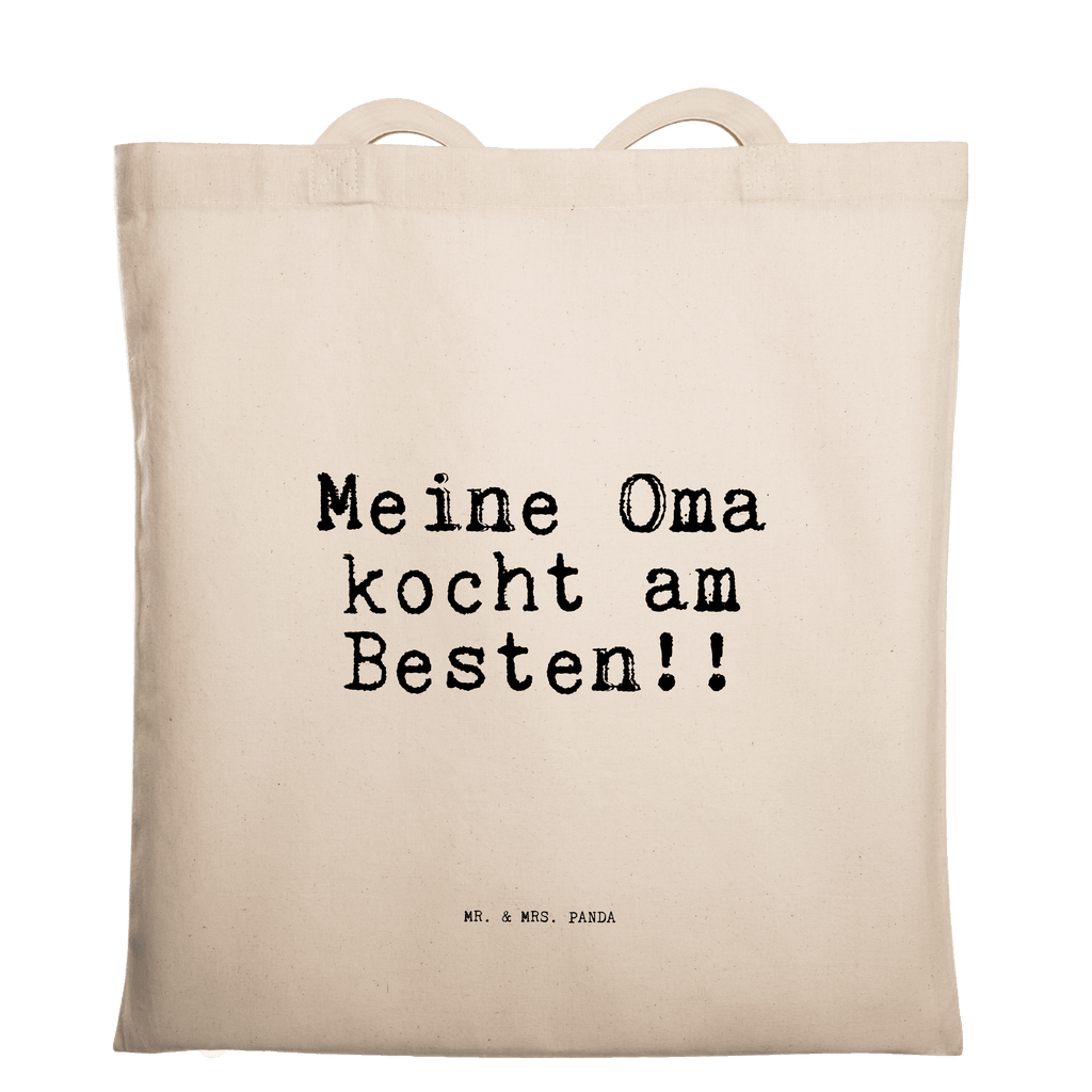 Tragetasche Meine Oma kocht am... Beuteltasche, Beutel, Einkaufstasche, Jutebeutel, Stoffbeutel, Tasche, Shopper, Umhängetasche, Strandtasche, Schultertasche, Stofftasche, Tragetasche, Badetasche, Jutetasche, Einkaufstüte, Laptoptasche, Spruch, Sprüche, lustige Sprüche, Weisheiten, Zitate, Spruch Geschenke, Spruch Sprüche Weisheiten Zitate Lustig Weisheit Worte