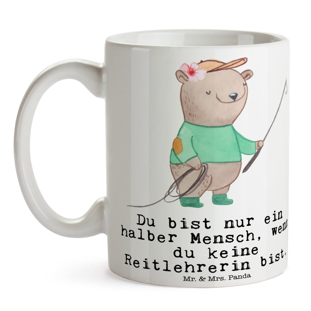 Tasse Reitlehrerin mit Herz Tasse, Kaffeetasse, Teetasse, Becher, Kaffeebecher, Teebecher, Keramiktasse, Porzellantasse, Büro Tasse, Geschenk Tasse, Tasse Sprüche, Tasse Motive, Kaffeetassen, Tasse bedrucken, Designer Tasse, Cappuccino Tassen, Schöne Teetassen, Beruf, Ausbildung, Jubiläum, Abschied, Rente, Kollege, Kollegin, Geschenk, Schenken, Arbeitskollege, Mitarbeiter, Firma, Danke, Dankeschön