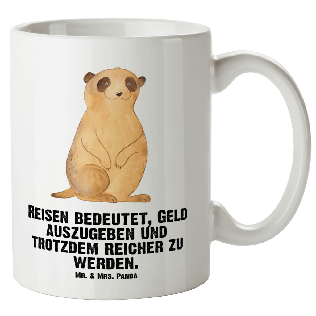 XL Tasse Erdmännchen XL Tasse, Große Tasse, Grosse Kaffeetasse, XL Becher, XL Teetasse, spülmaschinenfest, Jumbo Tasse, Groß, Afrika, Wildtiere, Erdmännchen, Reisen, Spruch, Weltreise, Afrikareise, Roadtrip, Traveling