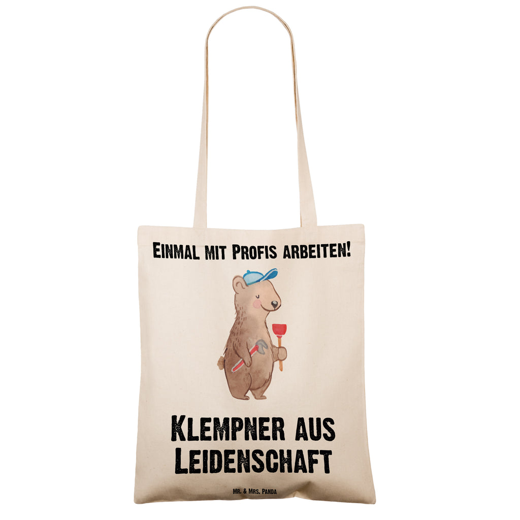 Tragetasche Klempner aus Leidenschaft Beuteltasche, Beutel, Einkaufstasche, Jutebeutel, Stoffbeutel, Tasche, Shopper, Umhängetasche, Strandtasche, Schultertasche, Stofftasche, Tragetasche, Badetasche, Jutetasche, Einkaufstüte, Laptoptasche, Beruf, Ausbildung, Jubiläum, Abschied, Rente, Kollege, Kollegin, Geschenk, Schenken, Arbeitskollege, Mitarbeiter, Firma, Danke, Dankeschön, Klempner, Handwerker, Installateur, Meister, Gesellenprüfung, Fachbetrieb, Bauklempner, Sanitärinstallationen