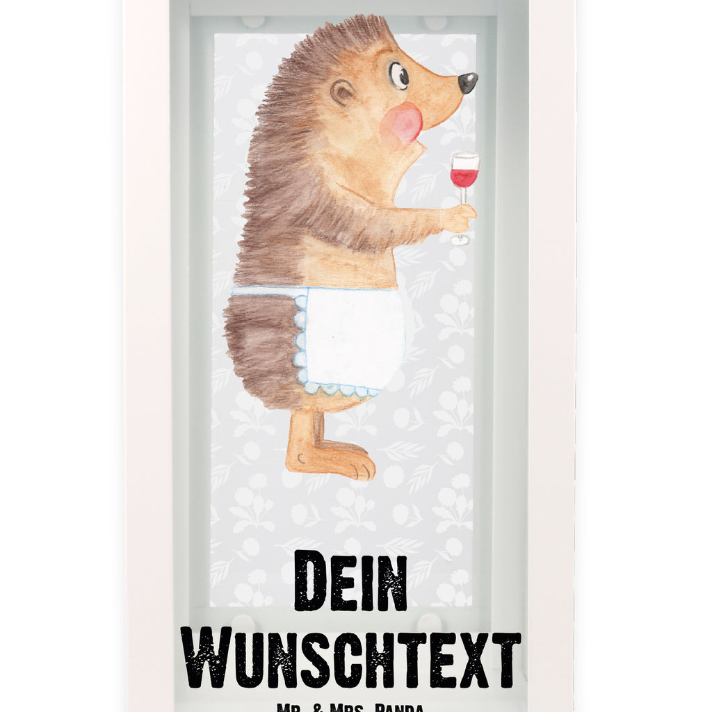 Personalisierte Deko Laterne Igel mit Wein Gartenlampe, Gartenleuchte, Gartendekoration, Gartenlicht, Laterne kleine Laternen, XXL Laternen, Laterne groß, Tiermotive, Gute Laune, lustige Sprüche, Tiere, Wein Spruch, Igel, Geschenk Weintrinker, Geschenk Weinliebhaber, Wein Deko, Weinglas, Rotwein, Weißwein, Wein trinken