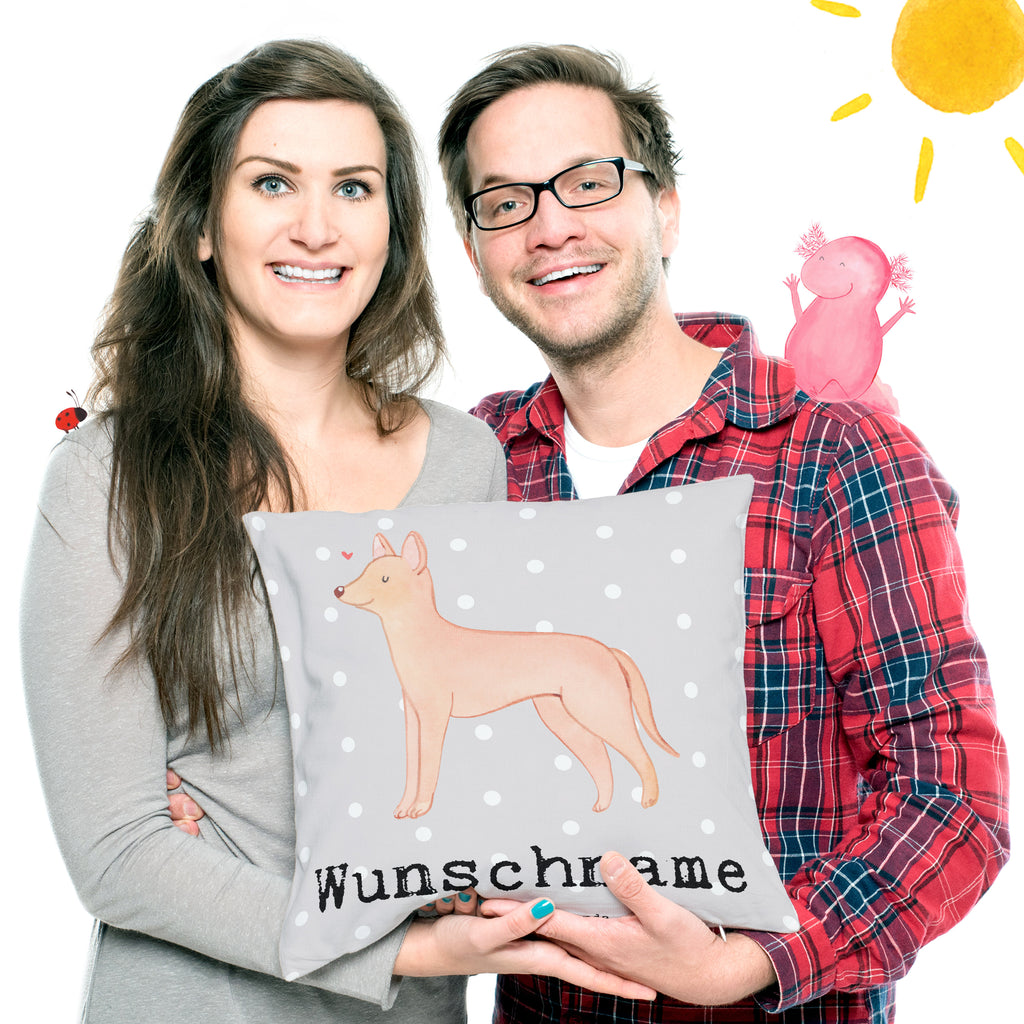 Personalisiertes Kissen Pharaonenhund Lebensretter Kissen, personalisiert, Name, Wunschname, bedrucken, Kopfkissen, Hund, Hunderasse, Rassehund, Hundebesitzer, Geschenk, Tierfreund, Schenken, Welpe, Pharaonenhund, Pharaoh Hound, Kelb tal-Fenek