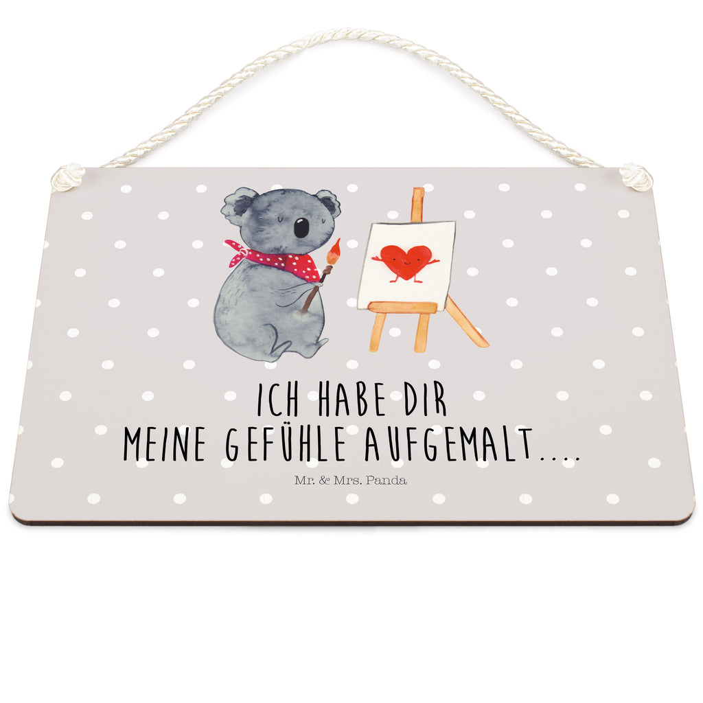 Deko Schild Koala Künstler Dekoschild, Deko Schild, Schild, Tür Schild, Türschild, Holzschild, Wandschild, Wanddeko, Koala, Koalabär, Liebe, Liebensbeweis, Liebesgeschenk, Gefühle, Künstler, zeichnen