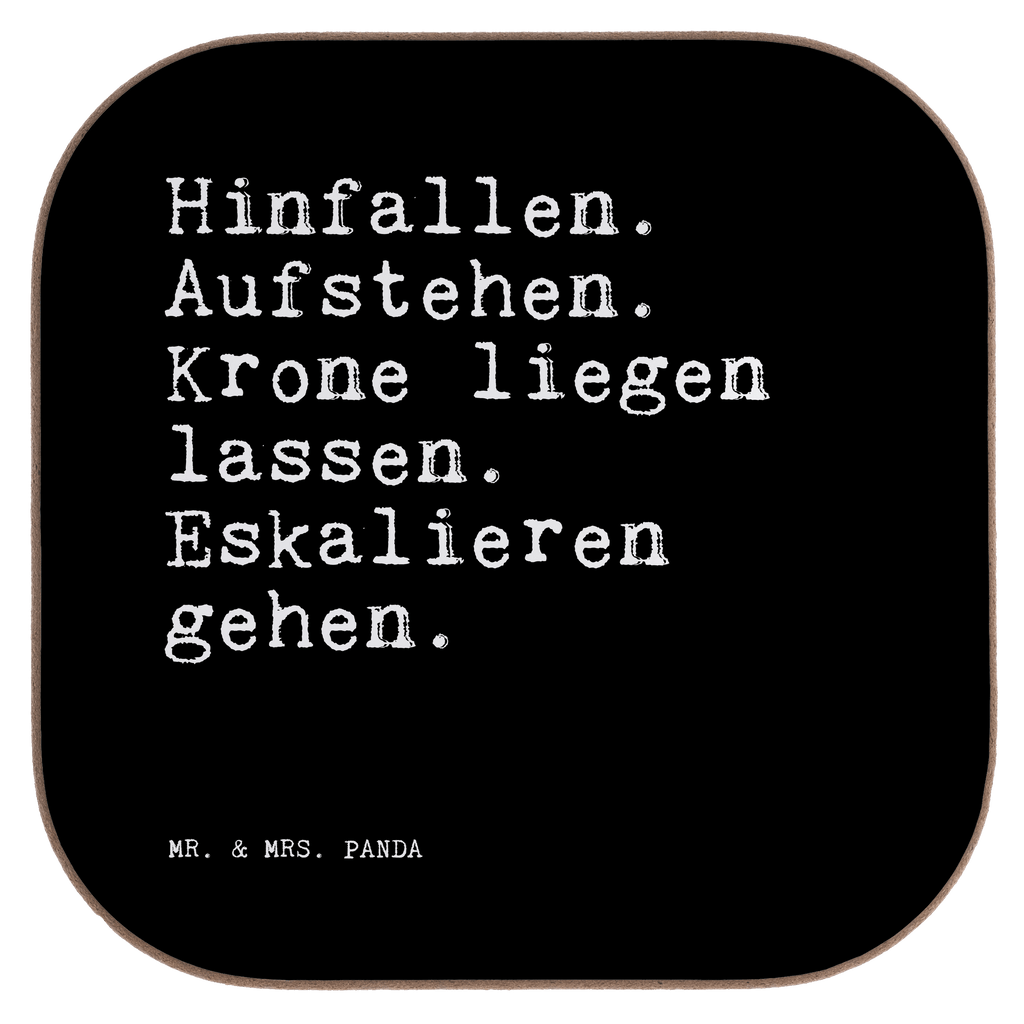 Quadratische Untersetzer Sprüche und Zitate Hinfallen. Aufstehen. Krone liegen lassen. Eskalieren gehen. Untersetzer, Bierdeckel, Glasuntersetzer, Untersetzer Gläser, Getränkeuntersetzer, Untersetzer aus Holz, Untersetzer für Gläser, Korkuntersetzer, Untersetzer Holz, Holzuntersetzer, Tassen Untersetzer, Untersetzer Design, Spruch, Sprüche, lustige Sprüche, Weisheiten, Zitate, Spruch Geschenke, Spruch Sprüche Weisheiten Zitate Lustig Weisheit Worte