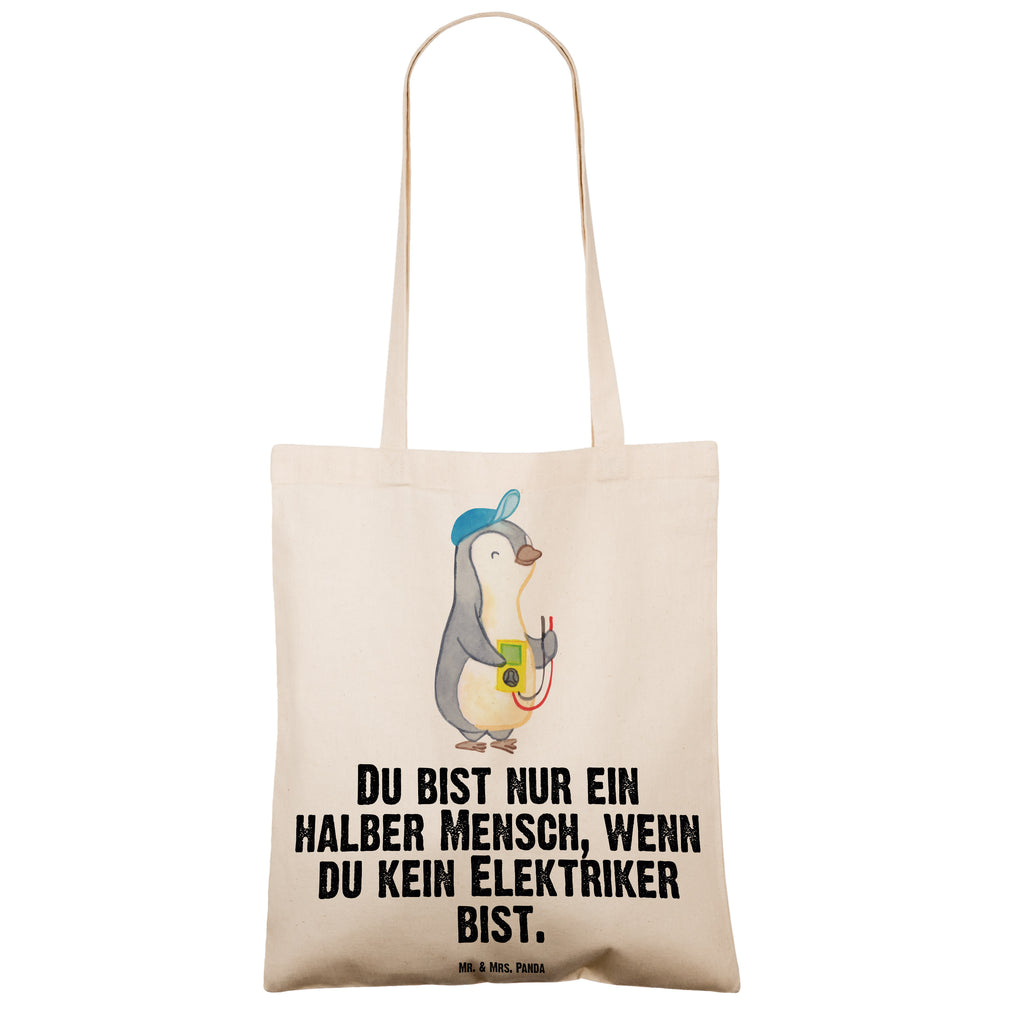 Tragetasche Elektriker mit Herz Beuteltasche, Beutel, Einkaufstasche, Jutebeutel, Stoffbeutel, Tasche, Shopper, Umhängetasche, Strandtasche, Schultertasche, Stofftasche, Tragetasche, Badetasche, Jutetasche, Einkaufstüte, Laptoptasche, Beruf, Ausbildung, Jubiläum, Abschied, Rente, Kollege, Kollegin, Geschenk, Schenken, Arbeitskollege, Mitarbeiter, Firma, Danke, Dankeschön, Elektriker, Elektronmonteur, Elektrotechniker, Elektroinstallateur, Elektromeister, Gesellenprüfung