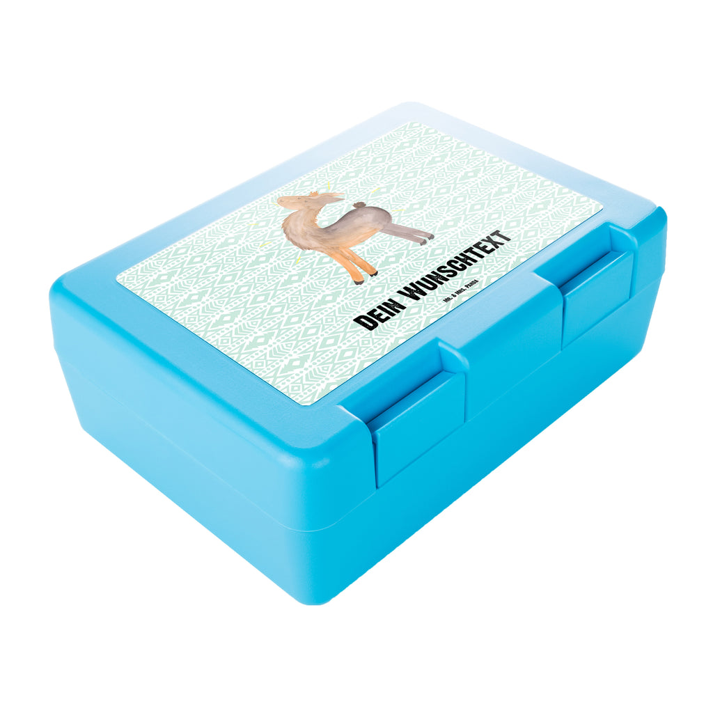 Personalisierte Brotdose Lama stolz Brotdose personalisiert, Brotbox, Snackbox, Lunch box, Butterbrotdose, Brotzeitbox, Lama, Alpaka, Lamas, Außenseiter, Anders, Neustart, stolz, Hippie, Freundin, Freundinnen, beste Freundin, Kumpel, Familie, Family