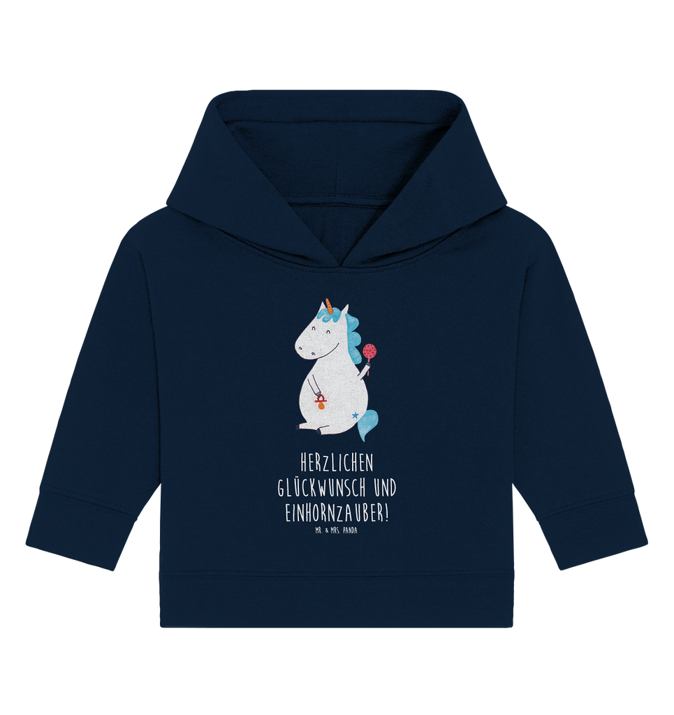 Organic Baby Hoodie Einhorn Baby Baby Kapuzenshirt, Baby Kapuzensweatshirt, Baby Hoodie, Baby Pullover, Einhorn, Einhörner, Einhorn Deko, Pegasus, Unicorn, Mutter, Geburt, Geburtstag, erstes Kind, Baby, Babyglück, Nachwuchs, Eltern, Party, Kind, Schnuller