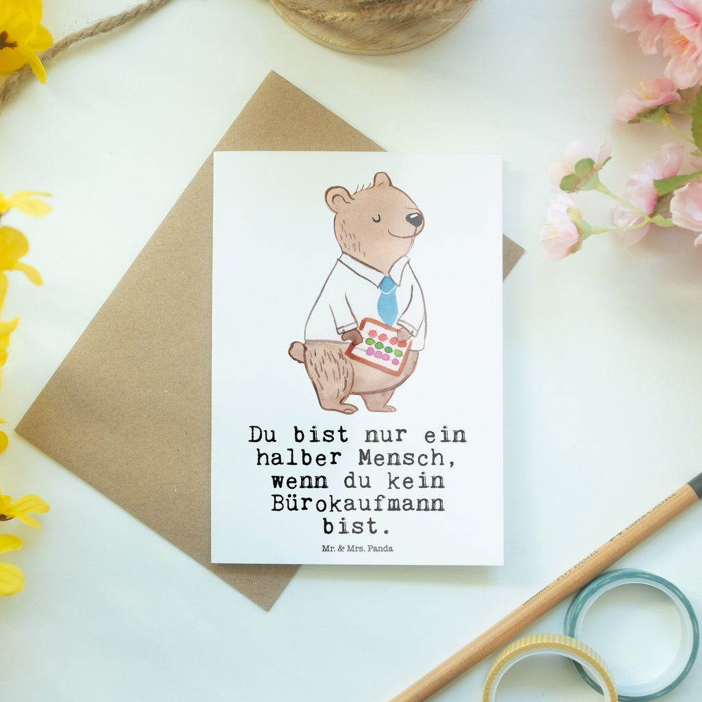 Grußkarte Bürokaufmann Herz Grußkarte, Klappkarte, Einladungskarte, Glückwunschkarte, Hochzeitskarte, Geburtstagskarte, Karte, Ansichtskarten, Beruf, Ausbildung, Jubiläum, Abschied, Rente, Kollege, Kollegin, Geschenk, Schenken, Arbeitskollege, Mitarbeiter, Firma, Danke, Dankeschön, Bürokaufmann, Kaufmann für Büromanagement