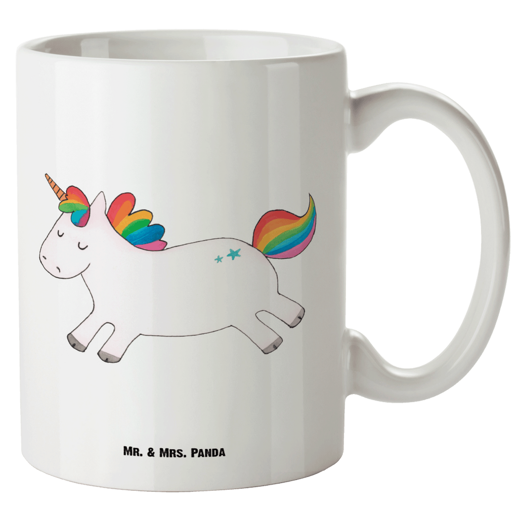 XL Tasse Einhorn Happy XL Tasse, Große Tasse, Grosse Kaffeetasse, XL Becher, XL Teetasse, spülmaschinenfest, Jumbo Tasse, Groß, Einhorn, Einhörner, Einhorn Deko, Pegasus, Unicorn, glücklich, fröhlich, Spaß, Freude, Lebensfreude, witzig, spannend, Lächeln, Lachen