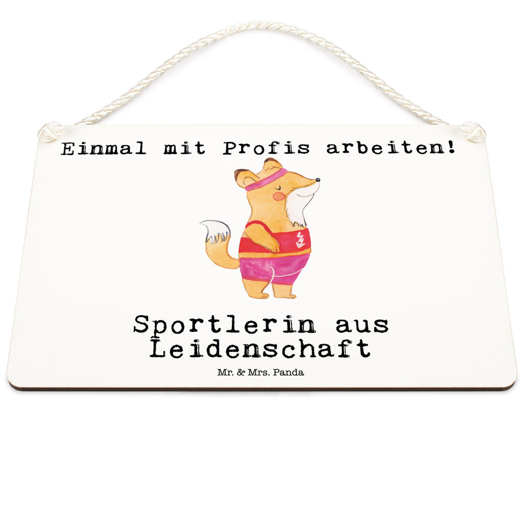 Deko Schild Sportlerin aus Leidenschaft Dekoschild, Deko Schild, Schild, Tür Schild, Türschild, Holzschild, Wandschild, Wanddeko, Beruf, Ausbildung, Jubiläum, Abschied, Rente, Kollege, Kollegin, Geschenk, Schenken, Arbeitskollege, Mitarbeiter, Firma, Danke, Dankeschön