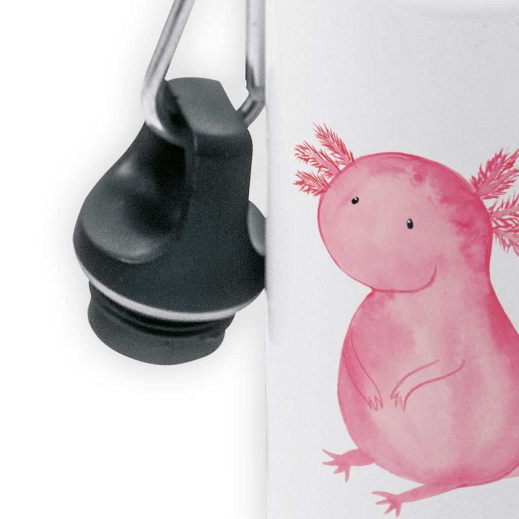 Kindertrinkflasche Axolotl Kindertrinkflasche, Kinder Trinkflasche, Trinkflasche, Flasche, Kinderflasche, Kinder, Kids, Kindergarten Flasche, Grundschule, Jungs, Mädchen, Axolotl, Molch, Axolot, vergnügt, fröhlich, zufrieden, Lebensstil, Weisheit, Lebensweisheit, Liebe, Freundin