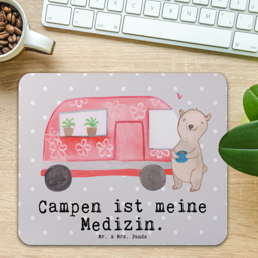 Mauspad Bär Camper Medizin Mousepad, Computer zubehör, Büroausstattung, PC Zubehör, Arbeitszimmer, Mauspad, Einzigartiges Mauspad, Designer Mauspad, Mausunterlage, Mauspad Büro, Geschenk, Sport, Sportart, Hobby, Schenken, Danke, Dankeschön, Auszeichnung, Gewinn, Sportler, Camper, Campen, Zelten, Campingplatz, Wohnmobil, Roadtrip, Urlaub