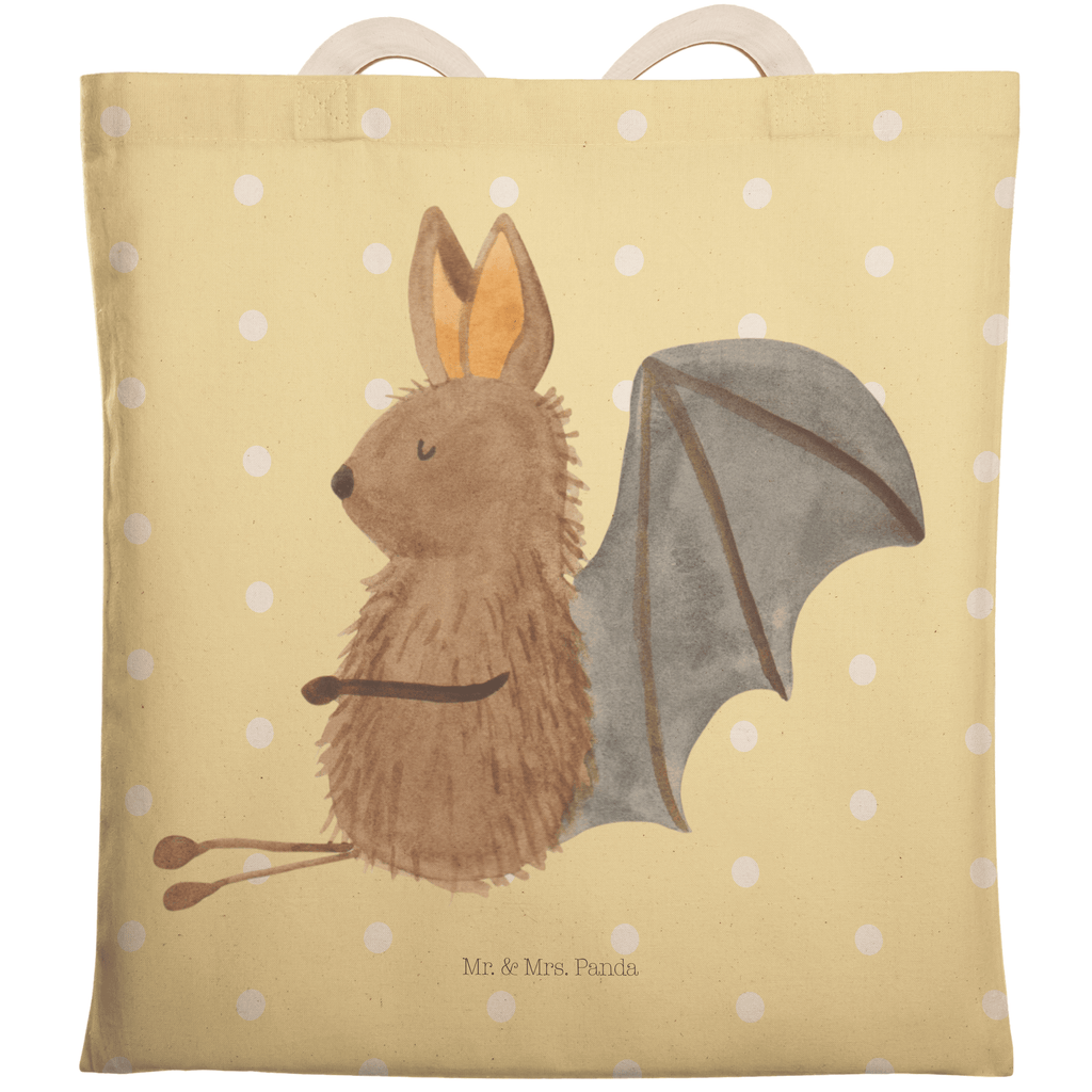 Einkaufstasche Fledermaus Sitzen Tragetasche, Tasche, Beutel, Stofftasche, Baumwolltasche, Umhängetasche, Shopper, Einkaufstasche, Beuteltasche, Tiermotive, Gute Laune, lustige Sprüche, Tiere, Fledermaus, Fledermäuse, Motivation, entspannen