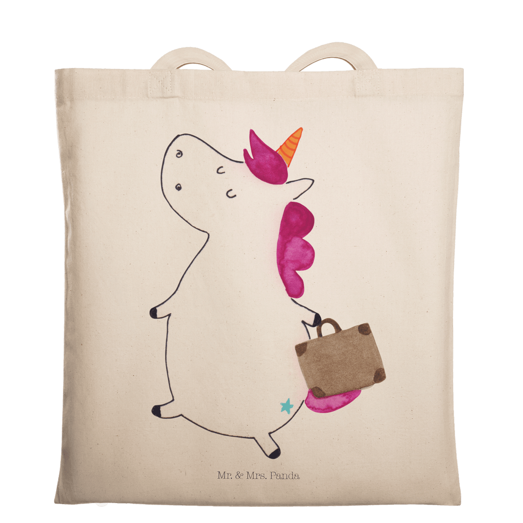 Tragetasche Einhorn Koffer Beuteltasche, Beutel, Einkaufstasche, Jutebeutel, Stoffbeutel, Tasche, Shopper, Umhängetasche, Strandtasche, Schultertasche, Stofftasche, Tragetasche, Badetasche, Jutetasche, Einkaufstüte, Laptoptasche, Einhorn, Einhörner, Einhorn Deko, Pegasus, Unicorn, unicorn, Koffer, Verreisen, Reise, Gepäck, Abenteuer, Erwachsen, Kind, albern, Spaß, lustig, witzig