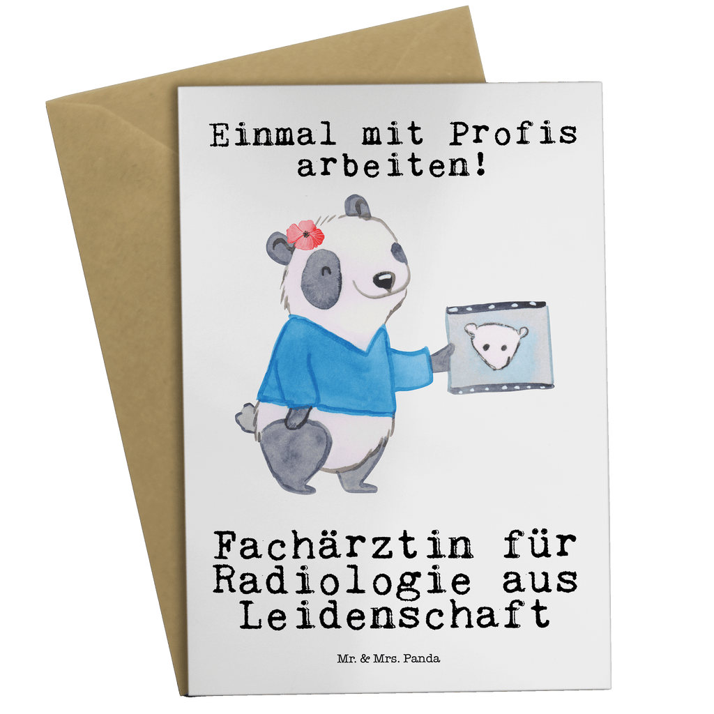 Grußkarte Fachärztin für Radiologie aus Leidenschaft Grußkarte, Klappkarte, Einladungskarte, Glückwunschkarte, Hochzeitskarte, Geburtstagskarte, Karte, Ansichtskarten, Beruf, Ausbildung, Jubiläum, Abschied, Rente, Kollege, Kollegin, Geschenk, Schenken, Arbeitskollege, Mitarbeiter, Firma, Danke, Dankeschön