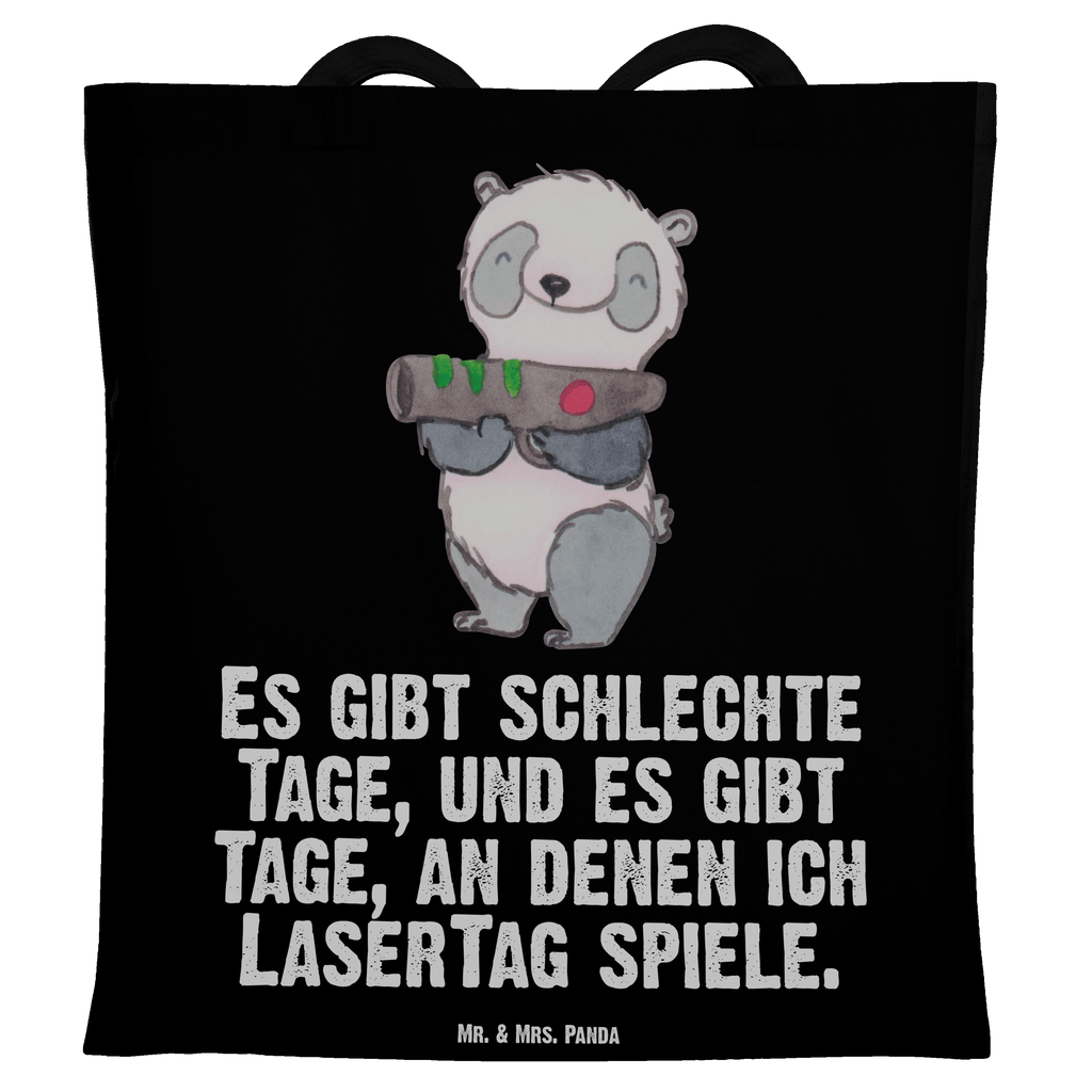 Tragetasche Panda LaserTag Tage Beuteltasche, Beutel, Einkaufstasche, Jutebeutel, Stoffbeutel, Tasche, Shopper, Umhängetasche, Strandtasche, Schultertasche, Stofftasche, Tragetasche, Badetasche, Jutetasche, Einkaufstüte, Laptoptasche, Geschenk, Sport, Sportart, Hobby, Schenken, Danke, Dankeschön, Auszeichnung, Gewinn, Sportler, Lasertag, Lasergame Zentrum, Laser Tag Party