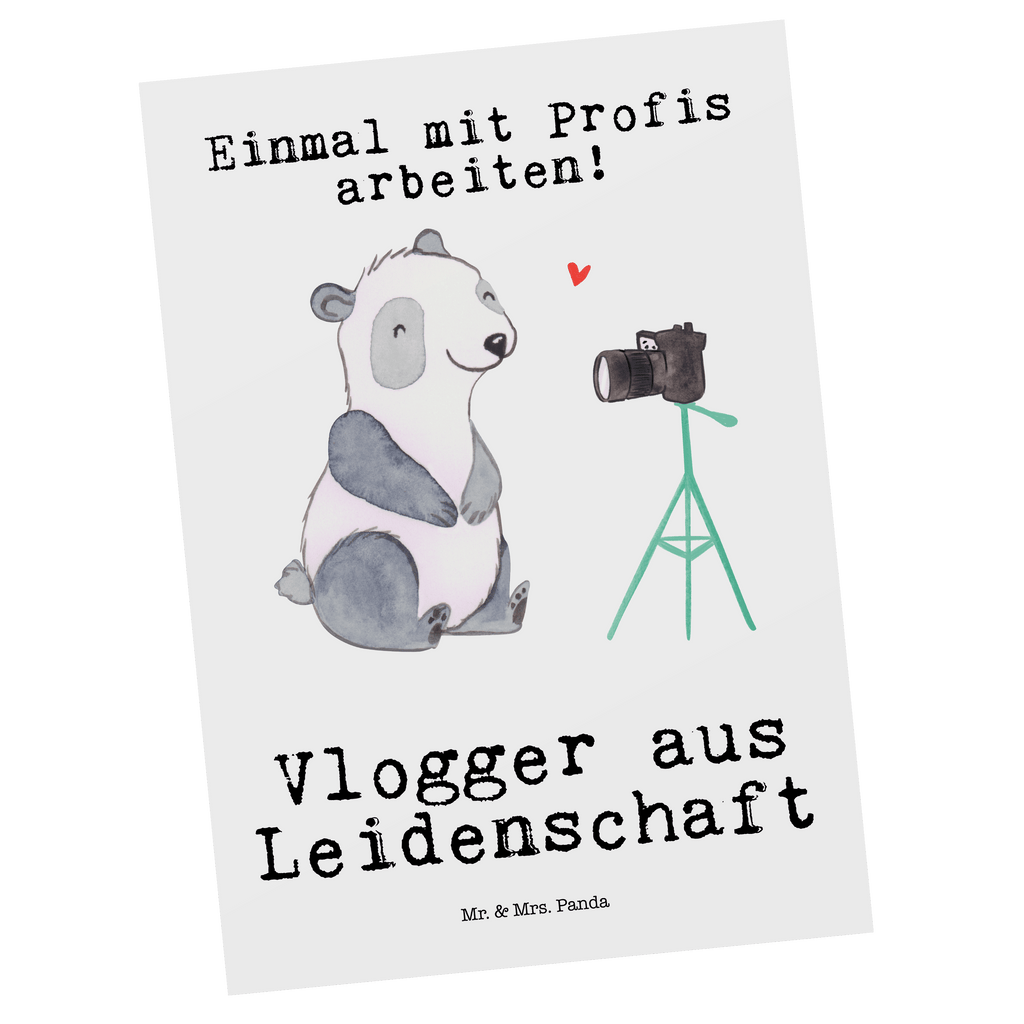 Postkarte Vlogger aus Leidenschaft Postkarte, Karte, Geschenkkarte, Grußkarte, Einladung, Ansichtskarte, Geburtstagskarte, Einladungskarte, Dankeskarte, Ansichtskarten, Einladung Geburtstag, Einladungskarten Geburtstag, Beruf, Ausbildung, Jubiläum, Abschied, Rente, Kollege, Kollegin, Geschenk, Schenken, Arbeitskollege, Mitarbeiter, Firma, Danke, Dankeschön