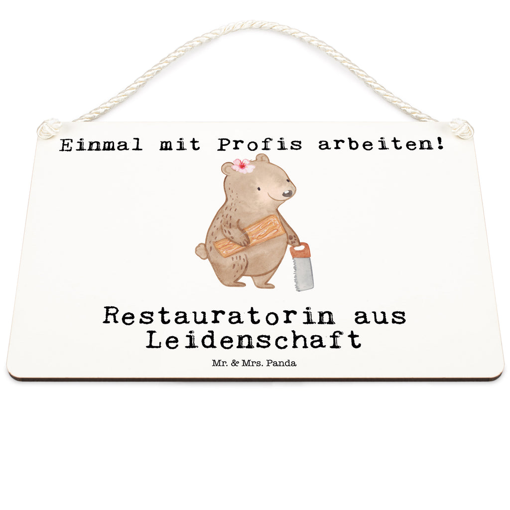 Deko Schild Restauratorin aus Leidenschaft Dekoschild, Deko Schild, Schild, Tür Schild, Türschild, Holzschild, Wandschild, Wanddeko, Beruf, Ausbildung, Jubiläum, Abschied, Rente, Kollege, Kollegin, Geschenk, Schenken, Arbeitskollege, Mitarbeiter, Firma, Danke, Dankeschön