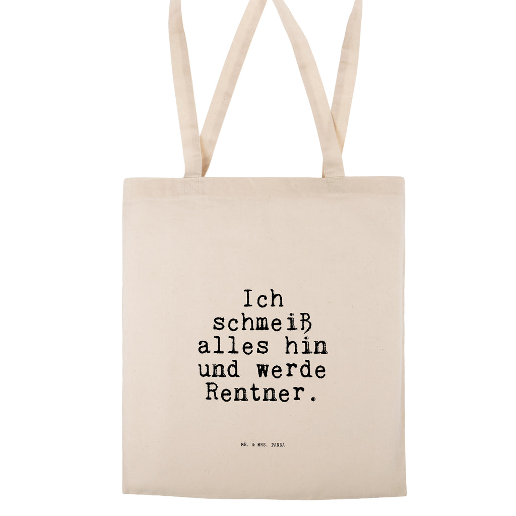 Tragetasche Ich schmeiß alles hin... Beuteltasche, Beutel, Einkaufstasche, Jutebeutel, Stoffbeutel, Tasche, Shopper, Umhängetasche, Strandtasche, Schultertasche, Stofftasche, Tragetasche, Badetasche, Jutetasche, Einkaufstüte, Laptoptasche, Spruch, Sprüche, lustige Sprüche, Weisheiten, Zitate, Spruch Geschenke, Spruch Sprüche Weisheiten Zitate Lustig Weisheit Worte