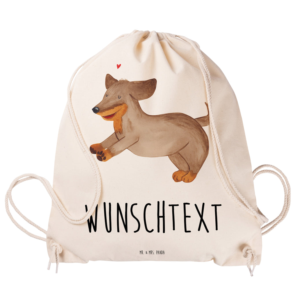 Personalisierter Sportbeutel Hund Dackel fröhlich Personalisierter Sportbeutel, Personalisierter Beutel, Personalisierte Sporttasche, Personalisierter Tasche, Personalisierter Stoffbeutel, Personalisierter Sportbeutel Kinder, Sportbeutel mit Namen, Turnbeutel mit Namen, Beutel mit Namen, Sporttasche mit Namen, Tasche mit Namen, Stoffbeutel mit Namen, Sportbeutel Kinder mit Namen, Wunschtext, Wunschnamen, Personalisierbar, Personalisierung, Hund, Hundemotiv, Haustier, Hunderasse, Tierliebhaber, Hundebesitzer, Sprüche, Hunde, Dackel, Dachshund, happy dog