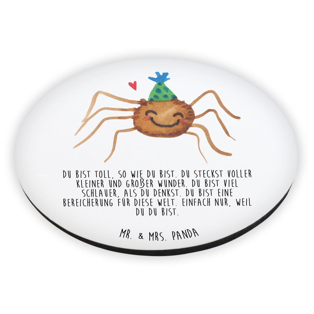 Rund Magnet Spinne Agathe Party Kühlschrankmagnet, Pinnwandmagnet, Souvenir Magnet, Motivmagnete, Dekomagnet, Whiteboard Magnet, Notiz Magnet, Kühlschrank Dekoration, Spinne Agathe, Spinne, Agathe, Videos, Merchandise, Selbstliebe, Wunder, Motivation, Glück