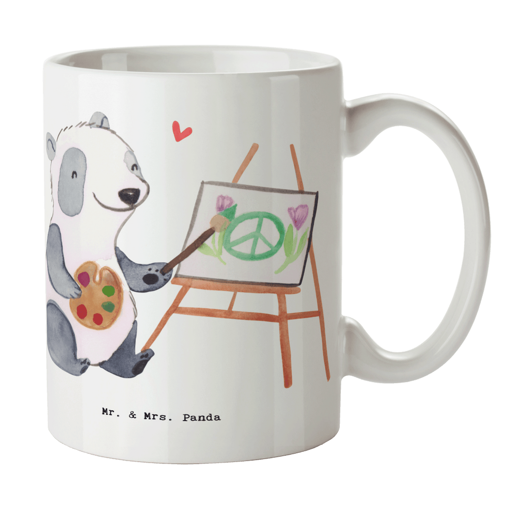 Tasse Künstler mit Herz Tasse, Kaffeetasse, Teetasse, Becher, Kaffeebecher, Teebecher, Keramiktasse, Porzellantasse, Büro Tasse, Geschenk Tasse, Tasse Sprüche, Tasse Motive, Beruf, Ausbildung, Jubiläum, Abschied, Rente, Kollege, Kollegin, Geschenk, Schenken, Arbeitskollege, Mitarbeiter, Firma, Danke, Dankeschön, Künstler, Maler, Kunstmaler, Galerie Eröffnung, Kunstschule