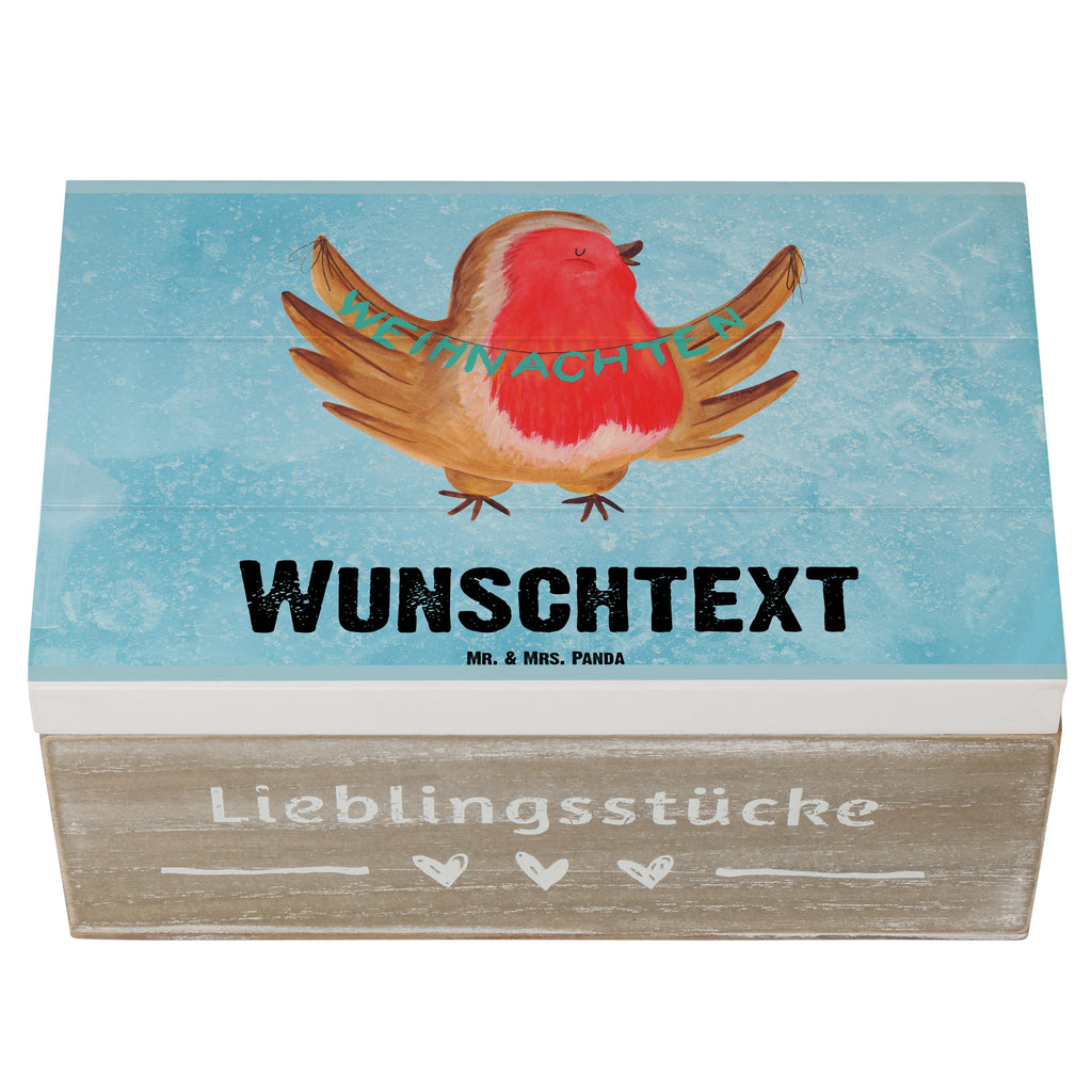 Personalisierte Holzkiste Rotkehlchen Weihnachten Holzkiste mit Namen, Kiste mit Namen, Schatzkiste mit Namen, Truhe mit Namen, Schatulle mit Namen, Erinnerungsbox mit Namen, Erinnerungskiste, mit Namen, Dekokiste mit Namen, Aufbewahrungsbox mit Namen, Holzkiste Personalisiert, Kiste Personalisiert, Schatzkiste Personalisiert, Truhe Personalisiert, Schatulle Personalisiert, Erinnerungsbox Personalisiert, Erinnerungskiste Personalisiert, Dekokiste Personalisiert, Aufbewahrungsbox Personalisiert, Geschenkbox personalisiert, GEschenkdose personalisiert, Winter, Weihnachten, Weihnachtsdeko, Nikolaus, Advent, Heiligabend, Wintermotiv, Frohe Weihnachten, Weihnachtsmotiv, Weihnachtsgruß, Vogel, xmas