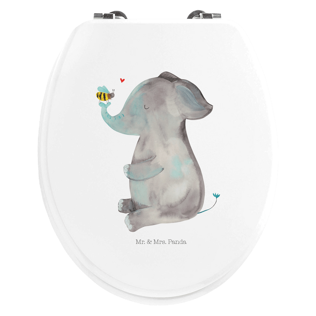 Motiv WC Sitz Elefant Biene Klobrille, Klodeckel, Toilettendeckel, WC-Sitz, Toilette, Tiermotive, Gute Laune, lustige Sprüche, Tiere, Elefant, Biene, Liebe, Liebesbeweis, Jahrestag, Liebesgeschenk, Heiratsantrag, Hochzeitsgeschenk, Liebesspruch