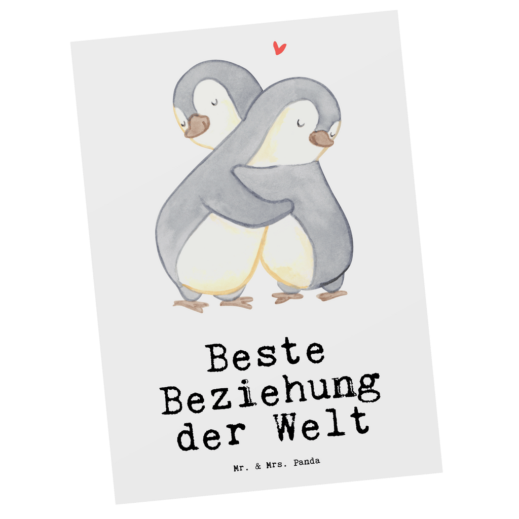 Postkarte Pinguin Beste Beziehung der Welt Postkarte, Karte, Geschenkkarte, Grußkarte, Einladung, Ansichtskarte, Geburtstagskarte, Einladungskarte, Dankeskarte, Ansichtskarten, Einladung Geburtstag, Einladungskarten Geburtstag, für, Dankeschön, Geschenk, Schenken, Geburtstag, Geburtstagsgeschenk, Geschenkidee, Danke, Bedanken, Mitbringsel, Freude machen, Geschenktipp, Beziehung, Zusammen sein, Miteinander gehen, Liebe, Verlieb, Liebesgeschenk