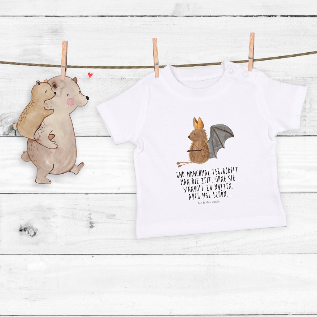 Organic Baby Shirt Fledermaus Sitzen Baby T-Shirt, Jungen Baby T-Shirt, Mädchen Baby T-Shirt, Shirt, Tiermotive, Gute Laune, lustige Sprüche, Tiere, Fledermaus, Fledermäuse, Motivation, entspannen