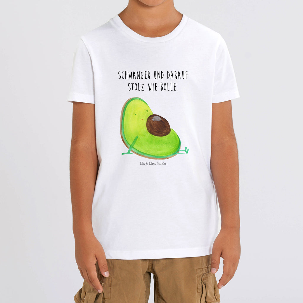 Organic Kinder T-Shirt Avocado Schwangerschaft Kinder T-Shirt, Kinder T-Shirt Mädchen, Kinder T-Shirt Jungen, Avocado, Veggie, Vegan, Gesund, schwanger, Schwangerschaft, Babyparty, Babyshower