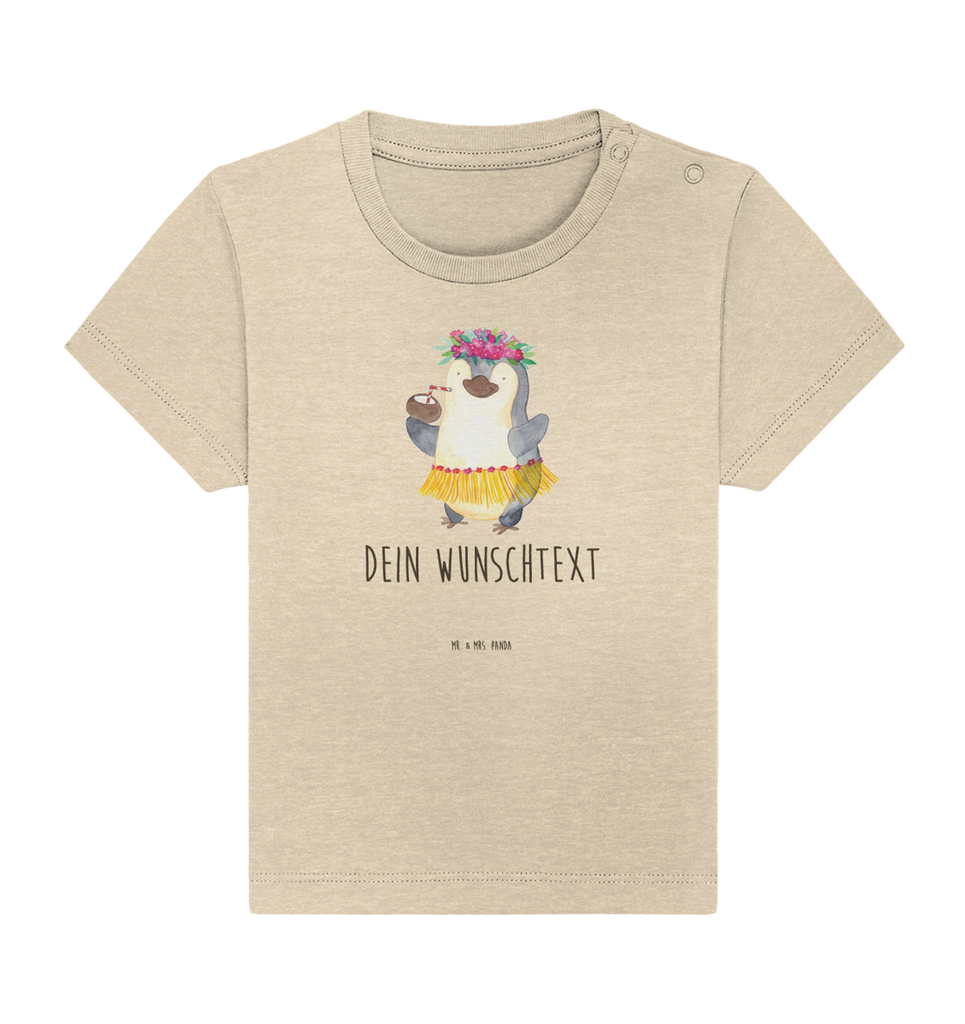 Personalisiertes Baby Shirt Pinguin Kokosnuss Personalisiertes Baby T-Shirt, Personalisiertes Jungen Baby T-Shirt, Personalisiertes Mädchen Baby T-Shirt, Personalisiertes Shirt, Pinguin, Aloha, Hawaii, Urlaub, Kokosnuss, Pinguine