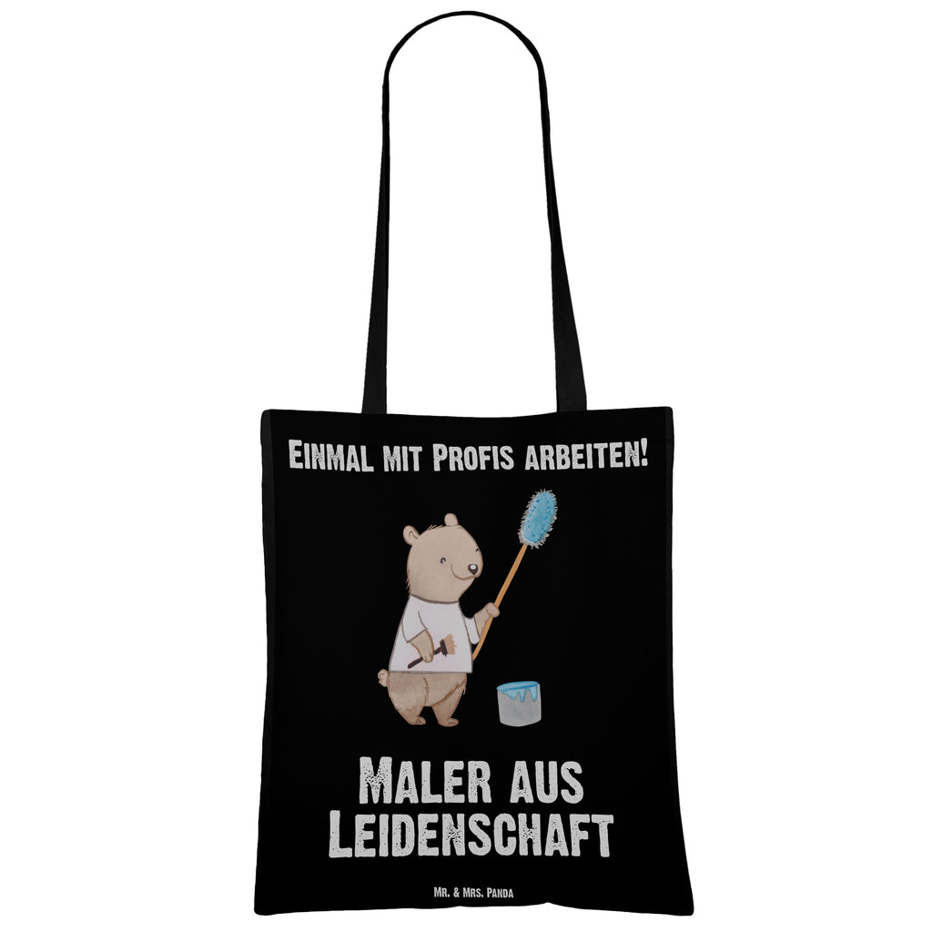 Tragetasche Maler aus Leidenschaft Beuteltasche, Beutel, Einkaufstasche, Jutebeutel, Stoffbeutel, Tasche, Shopper, Umhängetasche, Strandtasche, Schultertasche, Stofftasche, Tragetasche, Badetasche, Jutetasche, Einkaufstüte, Laptoptasche, Beruf, Ausbildung, Jubiläum, Abschied, Rente, Kollege, Kollegin, Geschenk, Schenken, Arbeitskollege, Mitarbeiter, Firma, Danke, Dankeschön, Maler, Malermeister, Gesellenprüfung, Meisterprüfung, Malerbetrieb