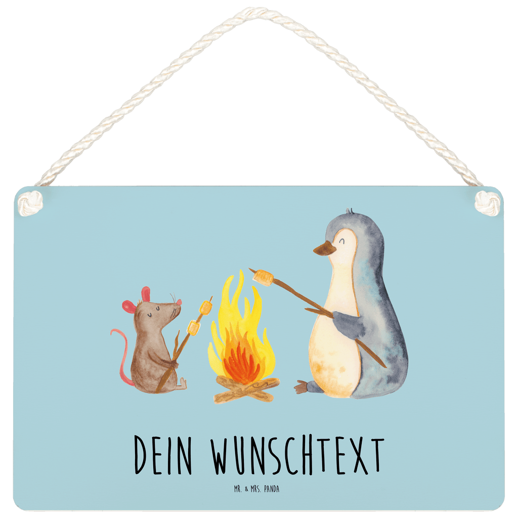 Personalisiertes Deko Schild Pinguin Lagerfeuer Dekoschild, Deko Schild, Schild, Tür Schild, Türschild, Holzschild, Wandschild, Wanddeko, Pinguin, Maus, Pinguine, Lagerfeuer, Leben, Arbeit, Job, Motivation, Büro, Büroalltag, Lebensspruch, Lebensmotivation, Neustart, Liebe, grillen, Feuer, Marshmallows