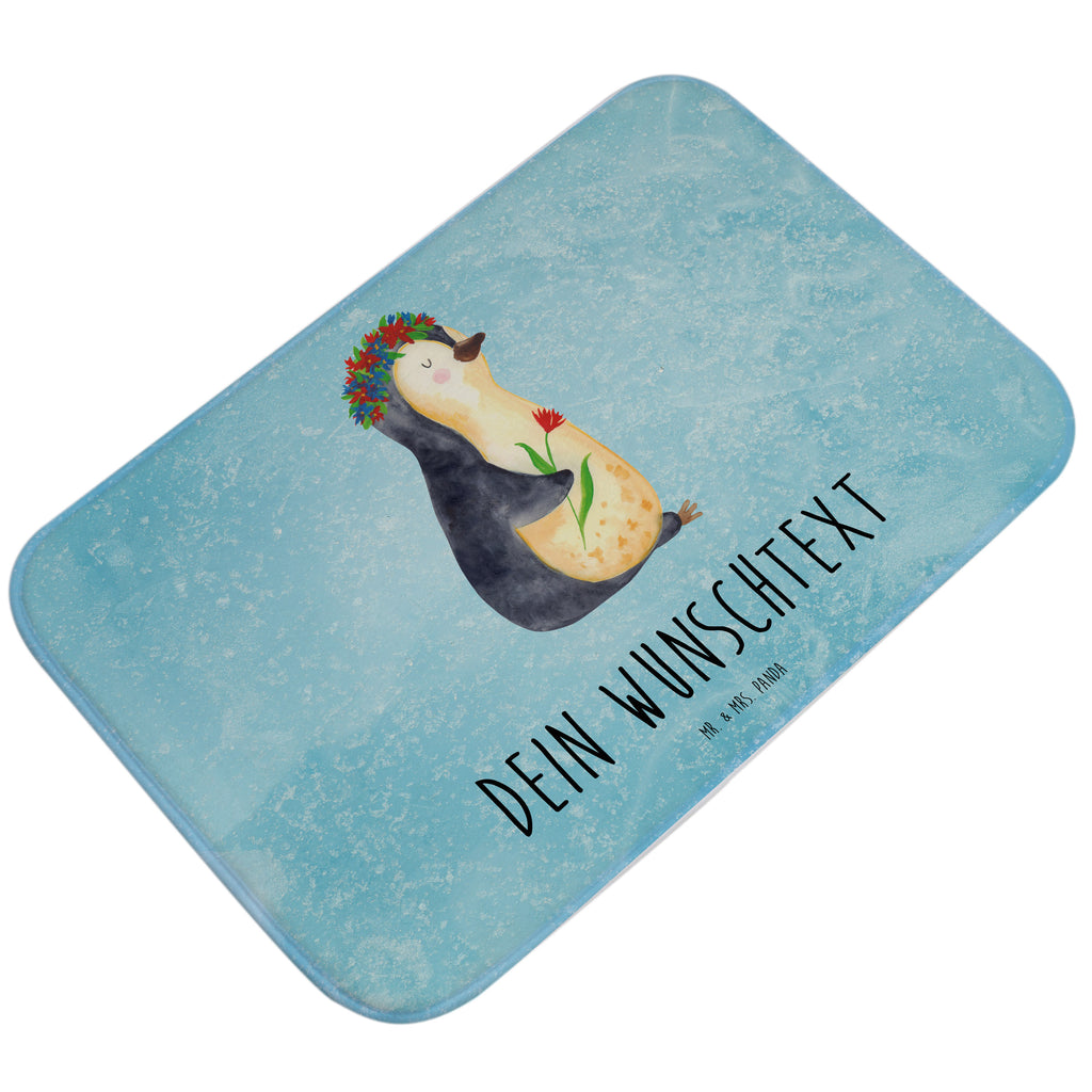 Personalisierter Badvorleger Pinguin Blumenkranz Personalisierte Badematte, Personalisierter Badteppich, Personalisierter Duschvorleger, Personalisierter Badezimmerteppich, Personalisierter Badezimmermatte, Personalisierter Badvorleger, Personalisierter Duschmatte, Personalisierter Duschteppich, Badematte mit Namen, Badteppich mit Namen, Duschvorleger mit Namen, Badezimmerteppich mit Namen, Badezimmermatte mit Namen, Badvorleger mit Namen, Duschmatte mit Namen, Duschteppich mit Namen, Wunschtext, Badvorleger selbst bedrucken, Wunschname, Personalisieren, Pinguin, Pinguine, Blumenkranz, Universum, Leben, Wünsche, Ziele, Lebensziele, Motivation, Lebenslust, Liebeskummer, Geschenkidee