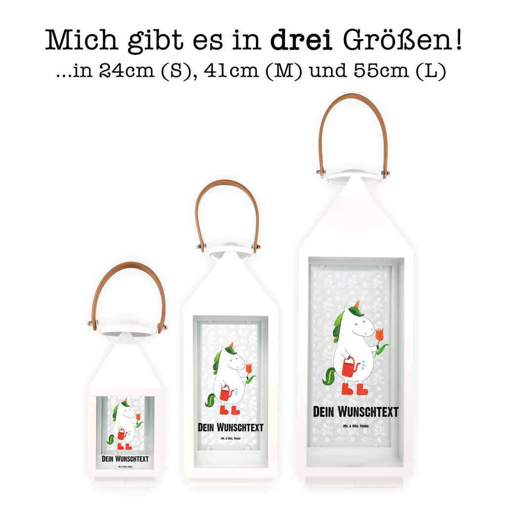 Personalisierte Deko Laterne Einhorn Gärtner Gartenlampe, Gartenleuchte, Gartendekoration, Gartenlicht, Laterne kleine Laternen, XXL Laternen, Laterne groß, Einhorn, Einhörner, Einhorn Deko, Pegasus, Unicorn, Luftballon, Gießkanne, Giesskanne, Lebenslust, Freude, Blume, Freundin, Garten, Stiefel