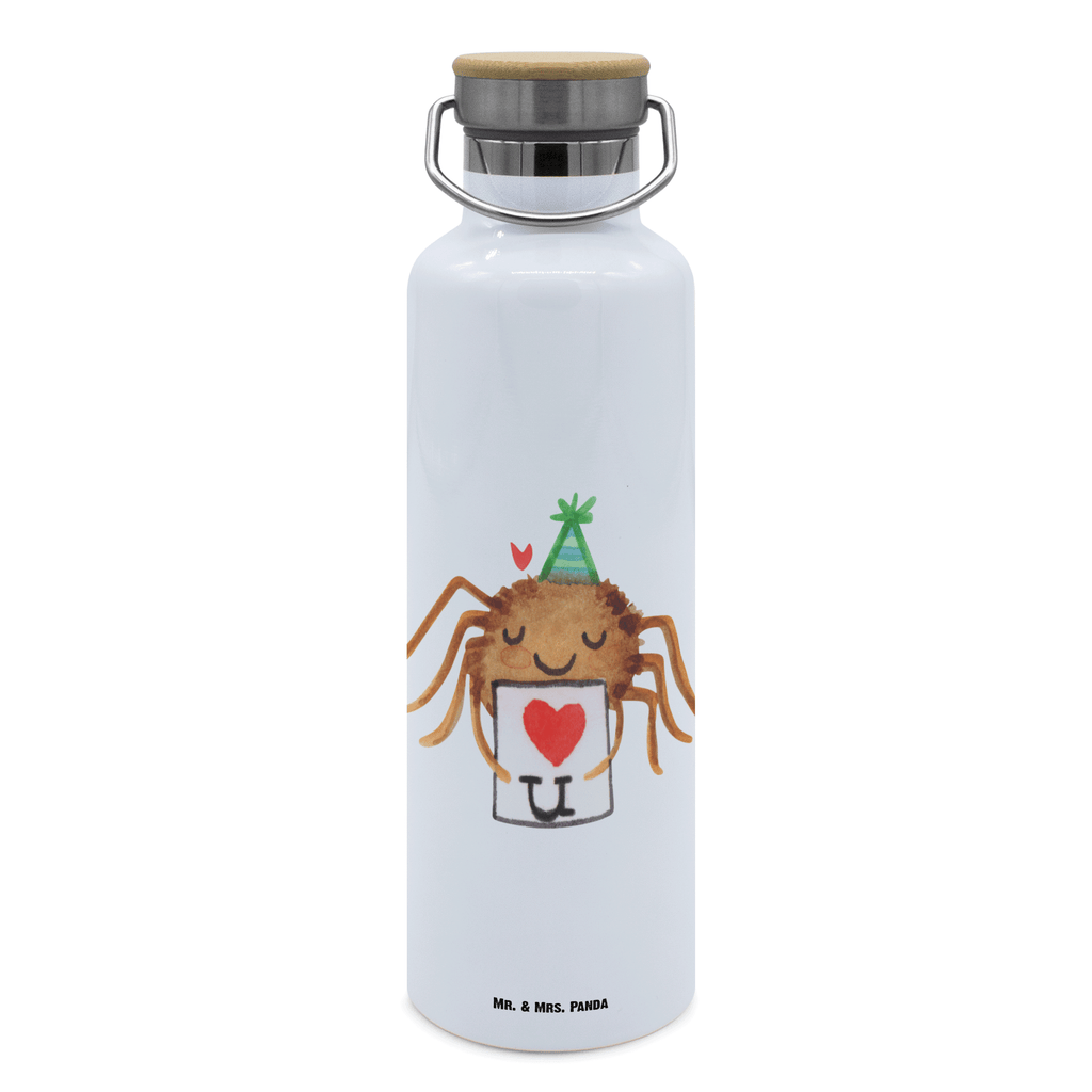 Trinkflasche Spinne Agathe Brief Thermosflasche, Isolierflasche, Edelstahl, Trinkflasche, isoliert, Wamrhaltefunktion, Sportflasche, Flasche zum Sport, Sportlerflasche, Spinne Agathe, Spinne, Agathe, Videos, Merchandise, Liebesbeweis, Ich Liebe dich, Heiratsantrag, Verliebt, Liebespaar, Liebesgeschenk, Treuebeweis, Treuetest