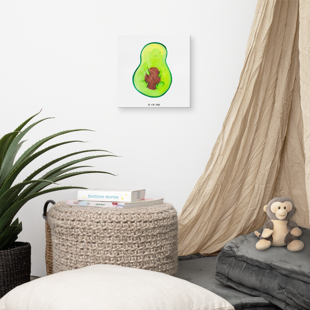 Leinwand Bild Avocado Kern Leinwand, Bild, Kunstdruck, Wanddeko, Dekoration, Avocado, Veggie, Vegan, Gesund, Avokado, Avocadokern, Kern, Pflanze, Spruch Leben