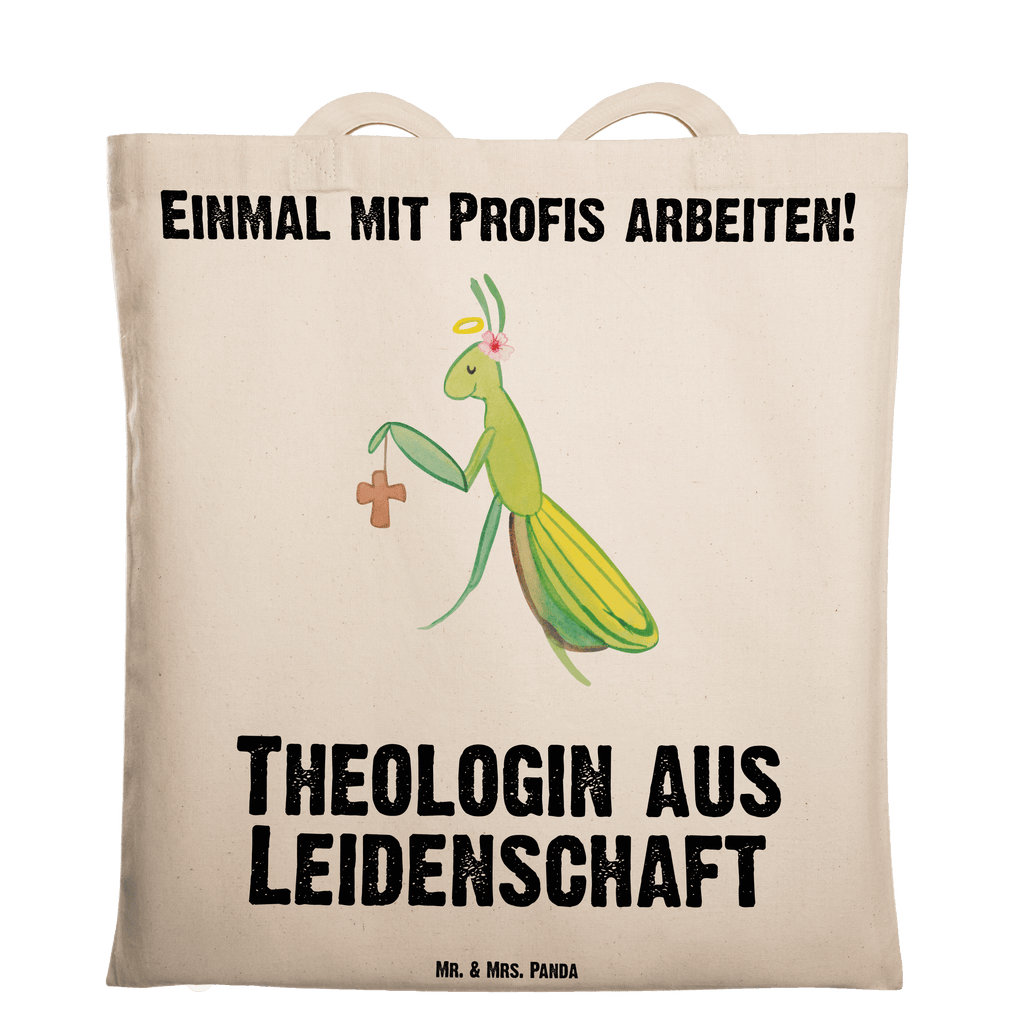 Tragetasche Theologin aus Leidenschaft Beuteltasche, Beutel, Einkaufstasche, Jutebeutel, Stoffbeutel, Tasche, Shopper, Umhängetasche, Strandtasche, Schultertasche, Stofftasche, Tragetasche, Badetasche, Jutetasche, Einkaufstüte, Laptoptasche, Beruf, Ausbildung, Jubiläum, Abschied, Rente, Kollege, Kollegin, Geschenk, Schenken, Arbeitskollege, Mitarbeiter, Firma, Danke, Dankeschön