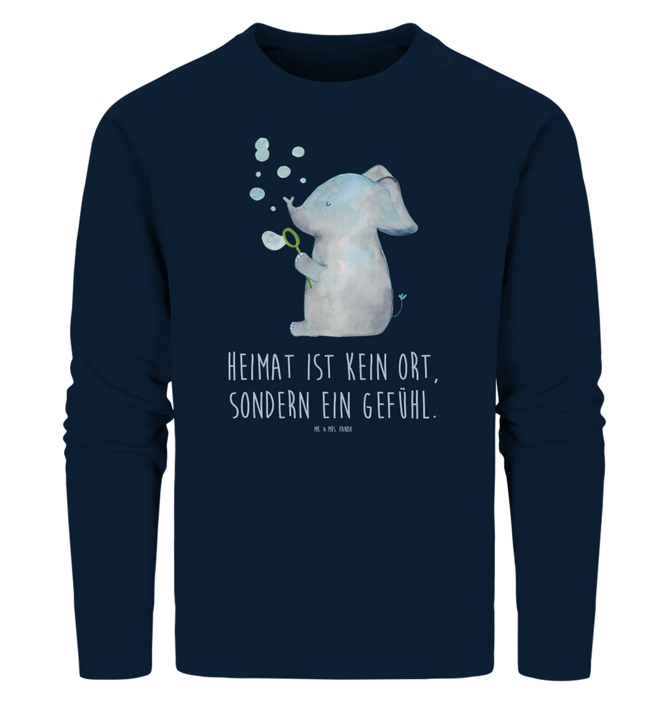 Organic Pullover Elefant Seifenblasen Pullover, Pullover Männer, Pullover Frauen, Sweatshirt, Sweatshirt Männer, Sweatshirt Frauen, Unisex, Tiermotive, Gute Laune, lustige Sprüche, Tiere, Elefant, Elefanten, Dickhäuter, Rüsseltier, Seifenblasen, Liebe, Heimat, Gefühl. Daheim, Liebesbeweis, Liebesspruch