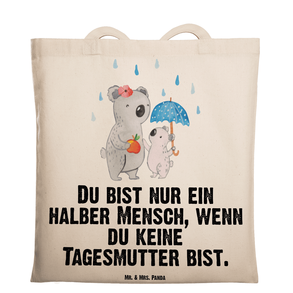 Tragetasche Tagesmutter mit Herz Beuteltasche, Beutel, Einkaufstasche, Jutebeutel, Stoffbeutel, Tasche, Shopper, Umhängetasche, Strandtasche, Schultertasche, Stofftasche, Tragetasche, Badetasche, Jutetasche, Einkaufstüte, Laptoptasche, Beruf, Ausbildung, Jubiläum, Abschied, Rente, Kollege, Kollegin, Geschenk, Schenken, Arbeitskollege, Mitarbeiter, Firma, Danke, Dankeschön