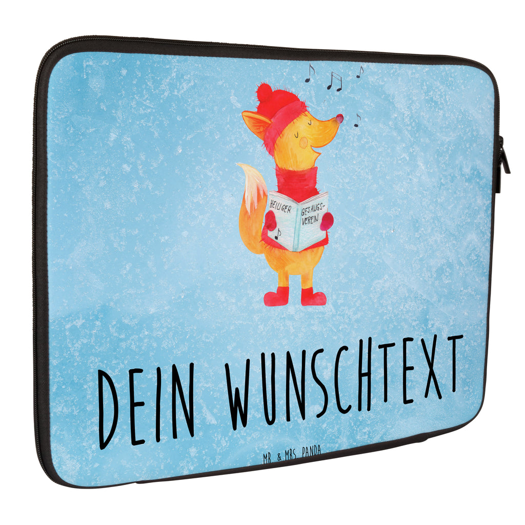 Personalisierte Notebook Tasche Fuchs Sänger Personalisierte Notebook Tasche, Personalisierte Notebooktasche, Personalisierte Computertasche, Personalisierte Notebook-Reisehülle, Personalisierte Laptop Hülle, Personalisierte Laptop Tasche, Notebook Tasche personalisiert, Notebook Tasche mit Namen, Notebook Tasche bedrucken, Winter, Weihnachten, Weihnachtsdeko, Nikolaus, Advent, Heiligabend, Wintermotiv, Fuchs, Füchse, Sänger, Geschenk Sänger, Singen, Weihnachtslieder